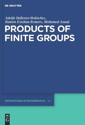 Cover image for Products of Finite Groups