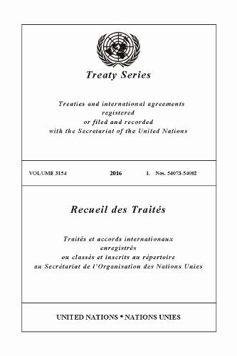 Treaty Series 3154 (English/French Edition)