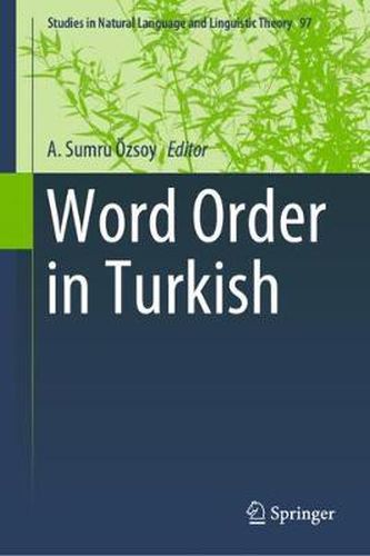 Cover image for Word Order in Turkish