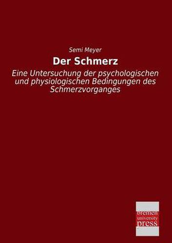 Cover image for Der Schmerz