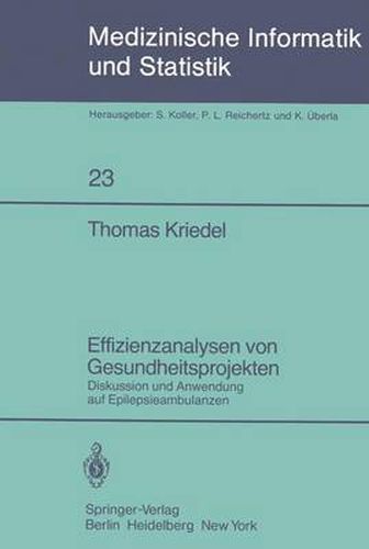 Cover image for Effizienzanalysen von Gesundheitsprojekten: Diskussion Uud Anwendung Auf Epilepsieambulanzen