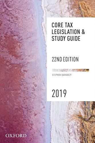 Cover image for Core Tax Legislation and Study Guide 2019