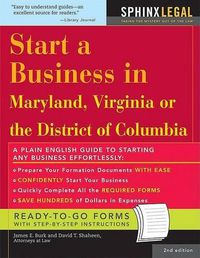 Cover image for Start a Business in Maryland, Virginia, or the District of Columbia