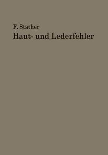 Cover image for Haut- und Lederfehler