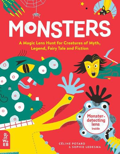 Cover image for Monsters: A Magic Lens Hunt for Creatures of Myth, Legend, Fairytale and Fiction