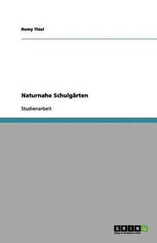 Cover image for Naturnahe Schulgarten