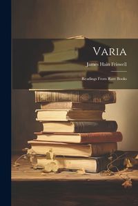 Cover image for Varia