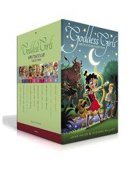 Cover image for Goddess Girls Spectacular Boxed Set: Athena the Brain; Persephone the Phony; Aphrodite the Beauty; Artemis the Brave; Athena the Wise; Aphrodite the Diva; Artemis the Loyal; Medusa the Mean; Pandora the Curious; Pheme the Gossip