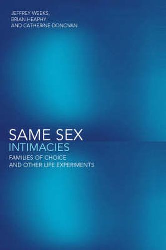 Cover image for Same Sex Intimacies: Families of choice and other life experiments