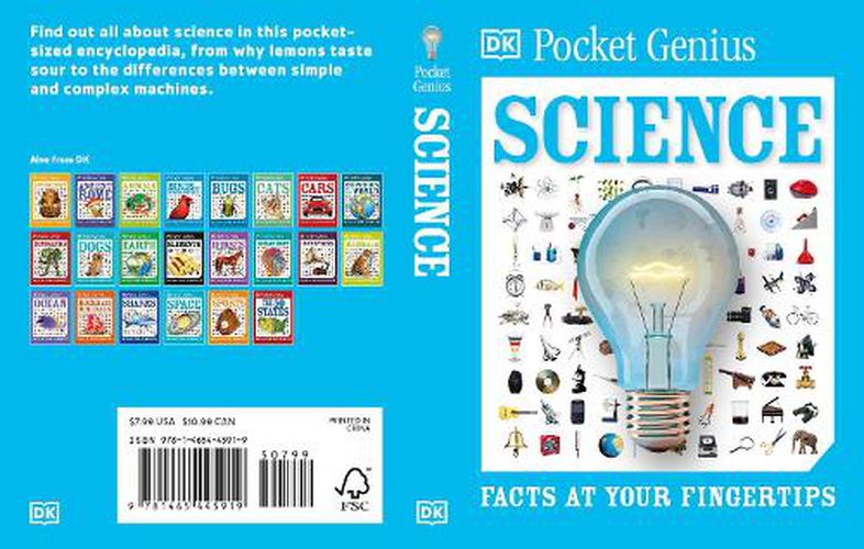 Cover image for Pocket Genius: Science: Facts at Your Fingertips