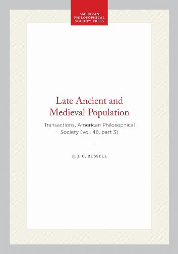 Cover image for Late Ancient and Medieval Population