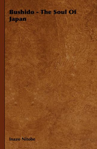 Cover image for Bushido - The Soul of Japan
