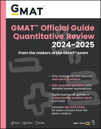 Cover image for GMAT Official Guide Quantitative Review 2024-2025: Book + Online Question Bank
