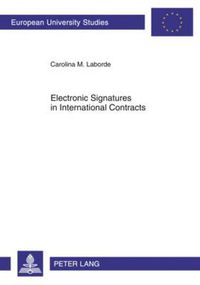 Cover image for Electronic Signatures in International Contracts