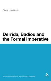 Cover image for Derrida, Badiou and the Formal Imperative