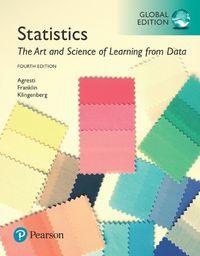 Cover image for Statistics: The Art and Science of Learning from Data, Global Edition + MyLab Statistics with Pearson eText