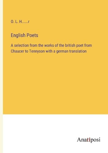 Cover image for English Poets