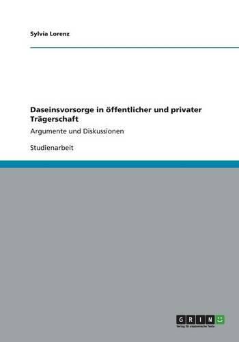 Cover image for Daseinsvorsorge in Offentlicher Und Privater Tragerschaft