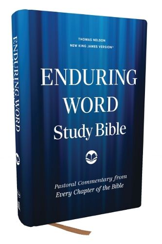 Cover image for Enduring Word Study Bible: Pastoral Commentary from Every Chapter of the Bible (NKJV, Hardcover, Red Letter, Comfort Print)