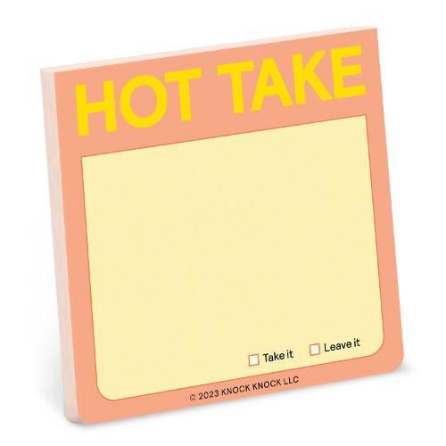 Cover image for Knock Knock Hot Take Sticky Note