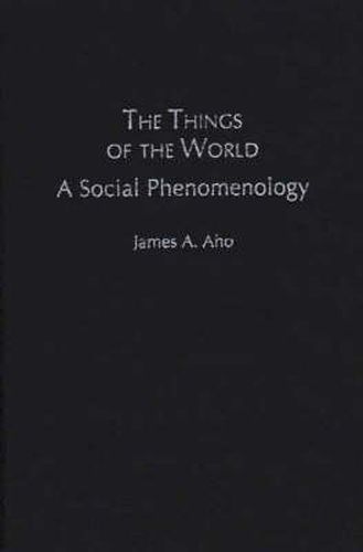 Cover image for The Things of the World: A Social Phenomenology