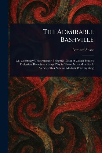 Cover image for The Admirable Bashville