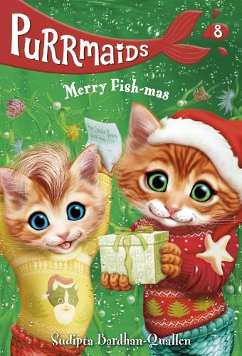 Cover image for Purrmaids #8: Merry Fish-mas