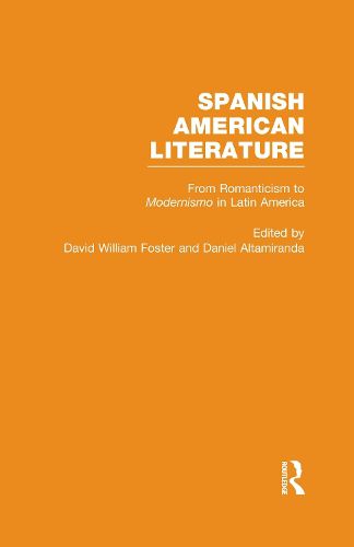 Cover image for From Romanticism to Modernismo in Latin America