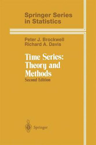 Cover image for Time Series: Theory and Methods