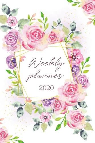 Cover image for Weekly Planner 2020: Weekly And Monthly Calendar Agenda 2020 - College, School and Academic Planner