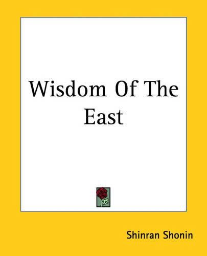 Cover image for Wisdom Of The East