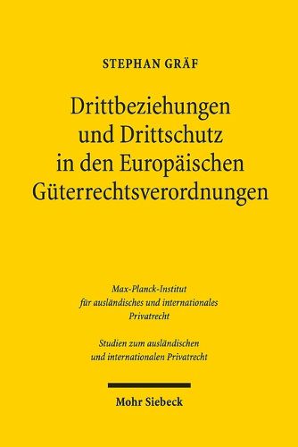 Cover image for Drittbeziehungen und Drittschutz in den Europaischen Guterrechtsverordnungen