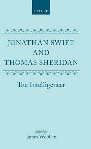 Cover image for Jonathan Swift and Thomas Sheridan: The Intelligencer