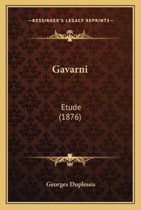 Cover image for Gavarni: Etude (1876)