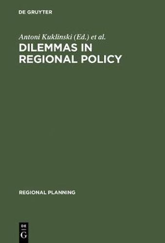 Cover image for Dilemmas in Regional Policy