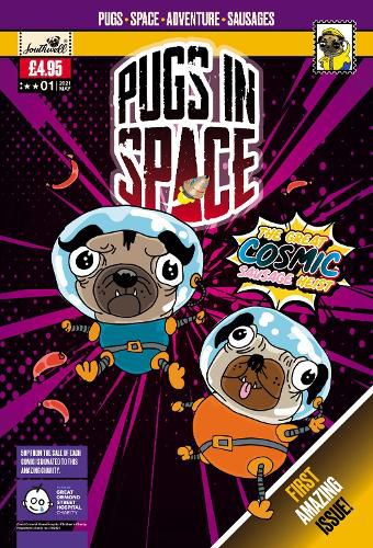 Cover image for The Pugs In Space: The Great Cosmic Sausage Heist