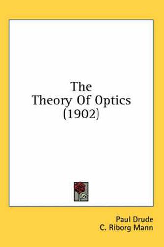 The Theory of Optics (1902)