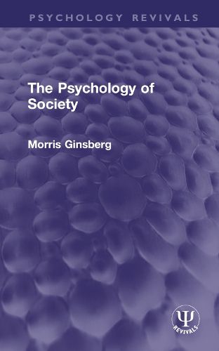 Cover image for The Psychology of Society