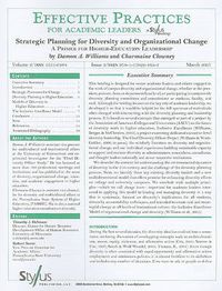 Cover image for Strategic Planning for Diversity and Organizational Change: A Primer for Higher-Education Leadership, Issue 3