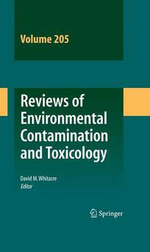 Cover image for Reviews of Environmental Contamination and Toxicology Volume 205