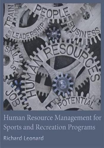 Human Resource Management for Sports and Recreation Programs