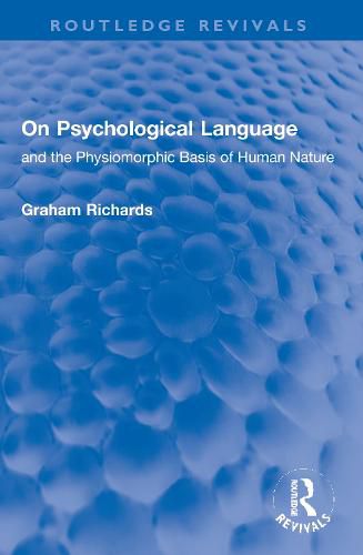 Cover image for On Psychological Language