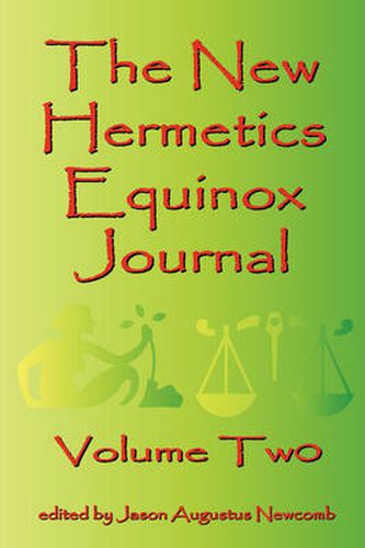 Cover image for The New Hermetics Equinox Journal Volume Two