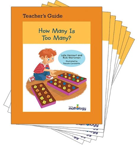 Cover image for Mathology Little Books - Number: How Many Is Too Many? (6 Pack with Teacher's Guide)