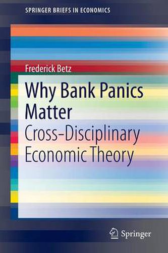 Cover image for Why Bank Panics Matter: Cross-Disciplinary Economic Theory