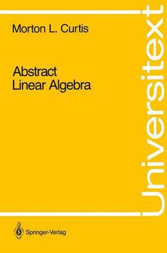 Cover image for Abstract Linear Algebra