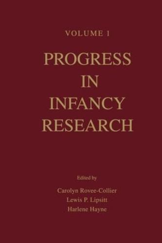 Cover image for Progress in infancy Research: Volume 1