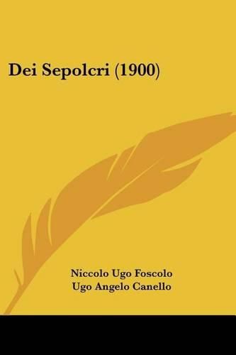 Cover image for Dei Sepolcri (1900)