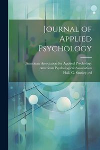 Cover image for Journal of Applied Psychology