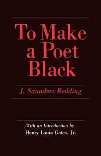 Cover image for To Make a Poet Black